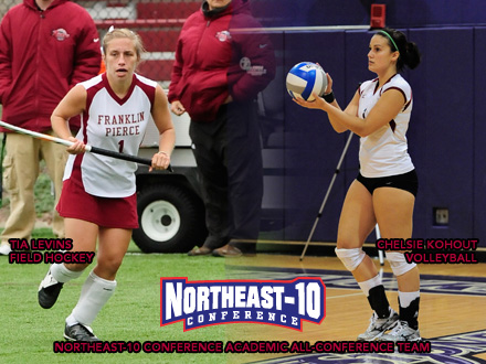 Field Hockey’s Levins, Volleyball’s Kohout Named To Northeast-10 Conference Academic All-Conference Teams
