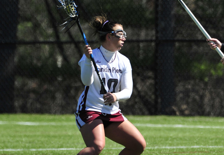Women's Lacrosse Holds Off Late AIC Rally for 16-15 Win on Tuesday