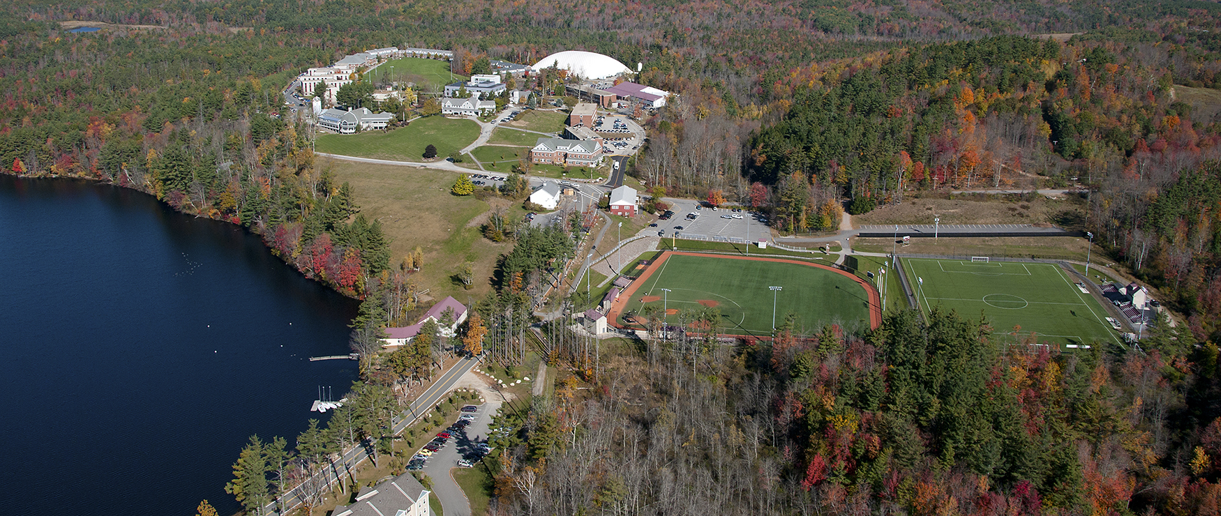 Franklin Pierce campus aerial picture