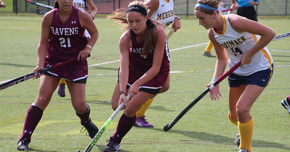 Field Hockey Pulls Away Late in Defensive Struggle, Dumps Pace, 3-1