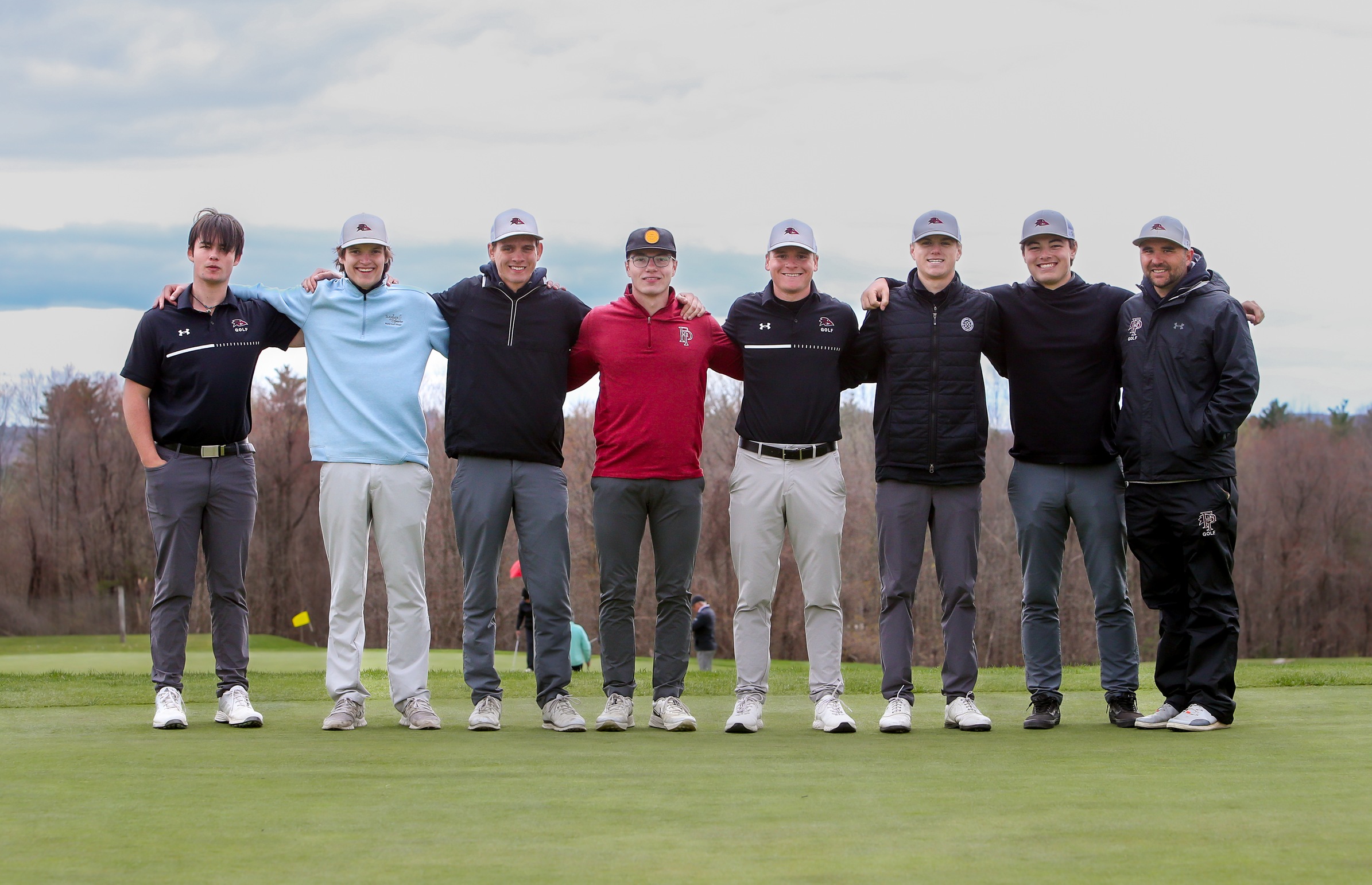 Men's Golf Churns-Out Top Finish at Saint Anselm College Hawk Invitational