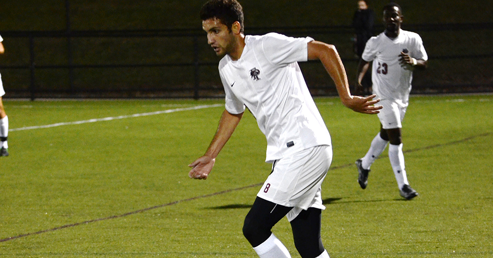 Men’s Soccer Downed at Le Moyne, 4-3, in Double Overtime