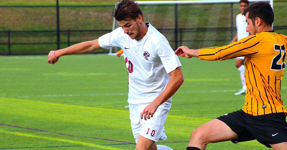 Cortijo Forces OT Late, but Men’s Soccer Falls to Saint Rose in Extra Session, 3-2