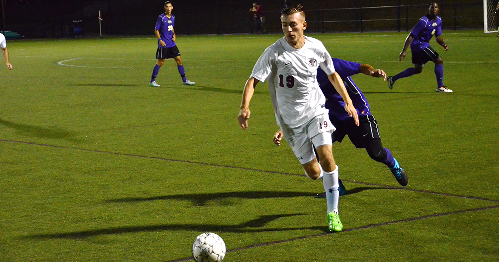 Men’s Soccer Can’t Hang on to 2-0 Lead, Plays to 2-2 Draw at Bentley