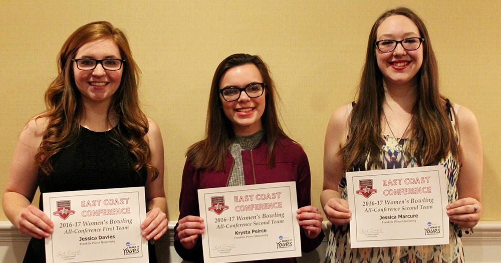 Franklin Pierce women's bowling All-Conference