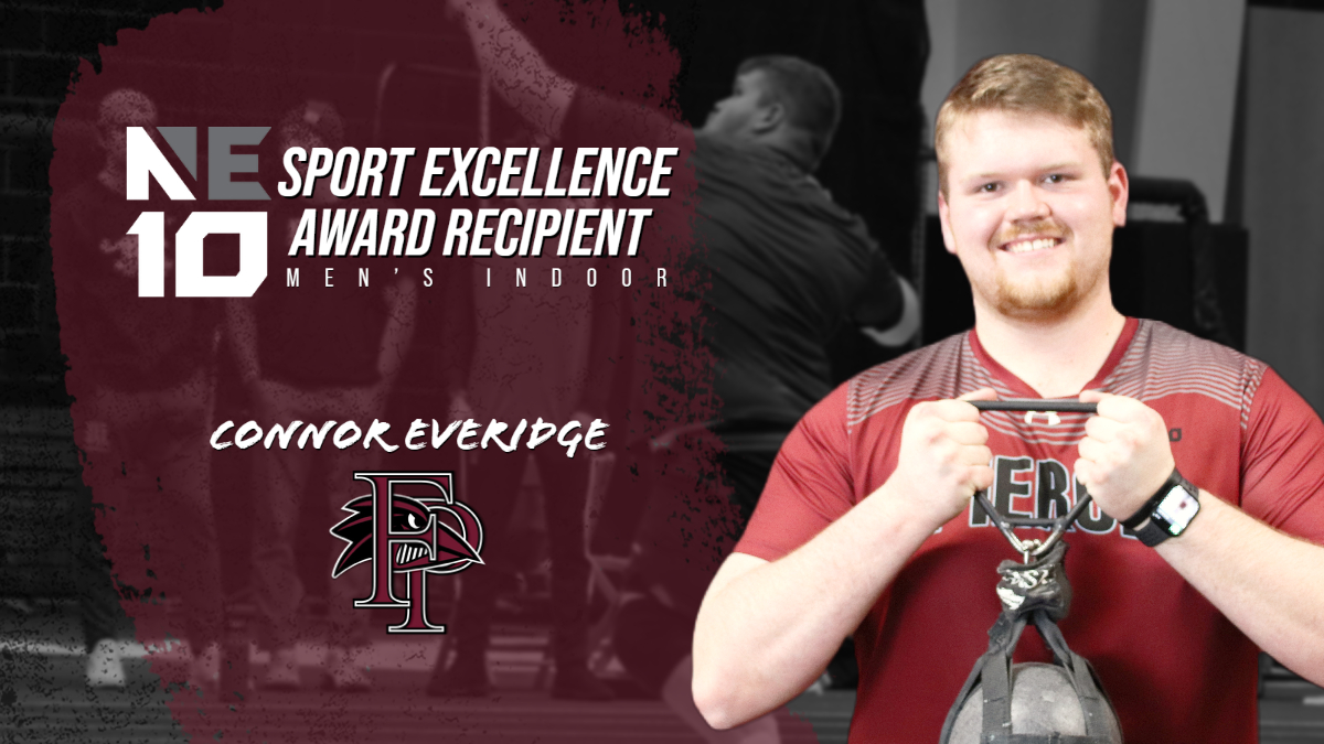 Connor Everidge Receives NE10 Sport Excellence Award for Men's Indoor Track & Field