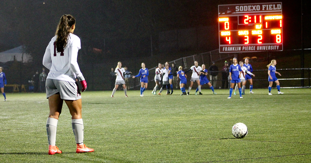 Women’s Soccer Doubled Up at Bentley, 2-1