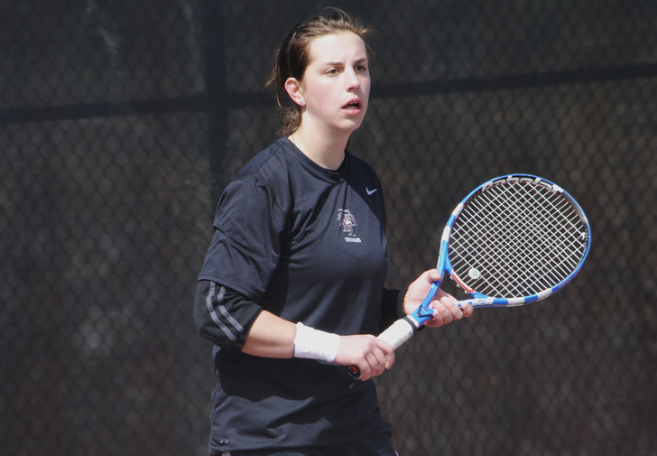 Women’s Tennis Shutout at Adelphi, 9-0