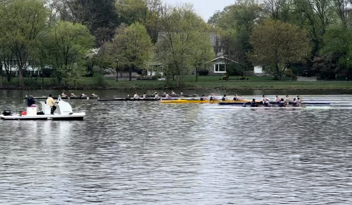 Rowing Varsity 4+ Advances to Petite Finals, Finishes 10th-Overall at the Knecht Cup Regatta