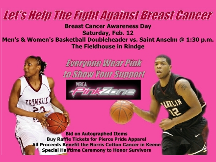Men's & Women's Basketball & Ice Hockey Programs to Host Breast Cancer Awareness Day this Saturday