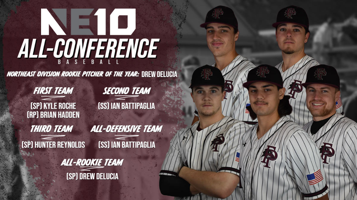 Pierce Baseball Sends Five to Northeast-10 All-Conference Teams With One Major Award