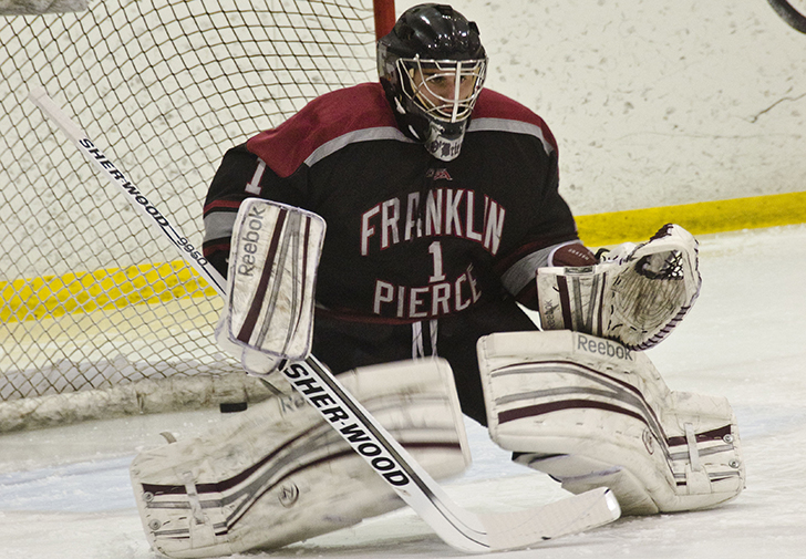 Early Goals Sink Men’s Ice Hockey in 3-0 Loss to Saint Anselm