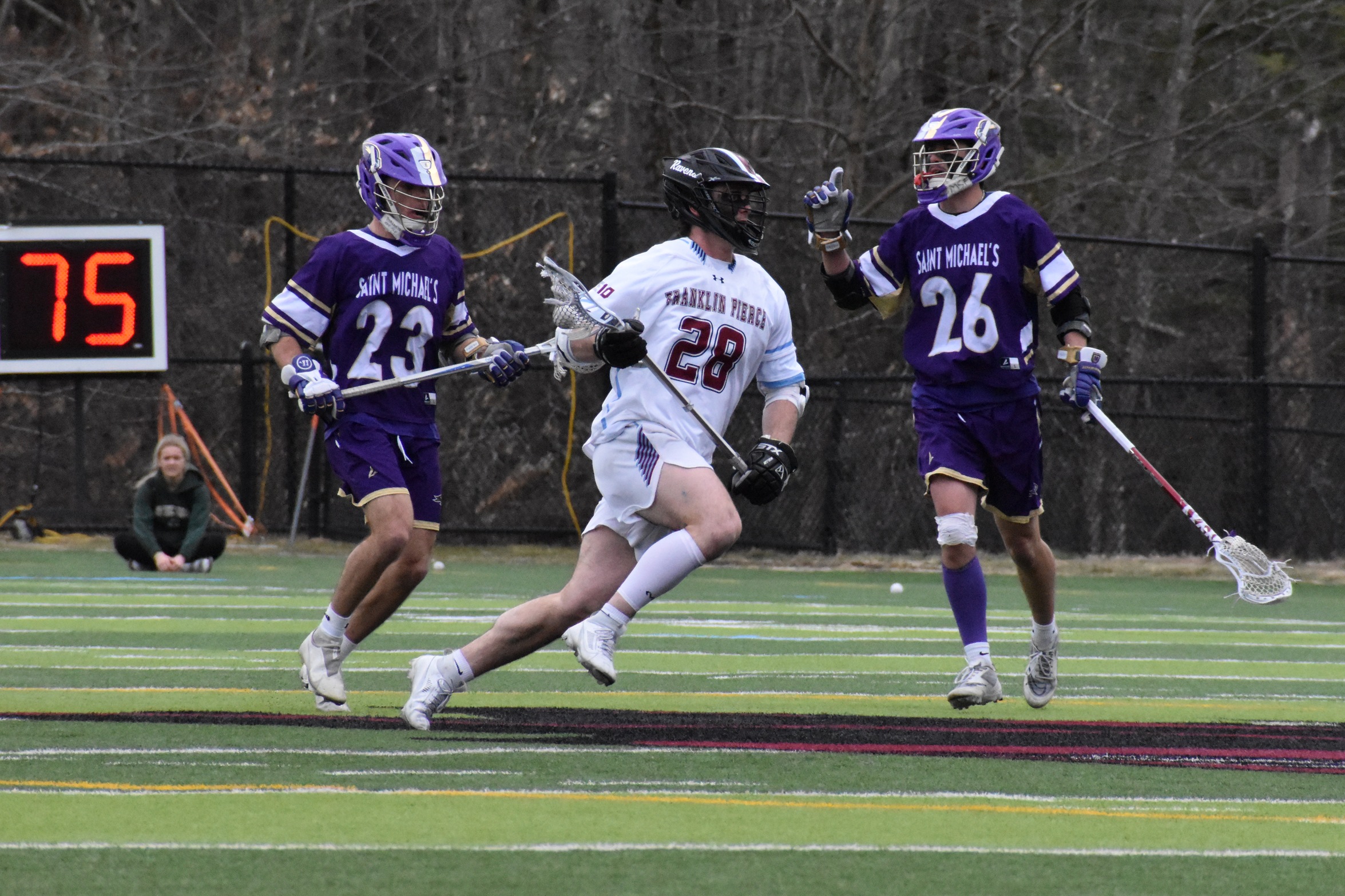 Men's Lacrosse Outlasted by Saint Michael's College in 14-11 Loss