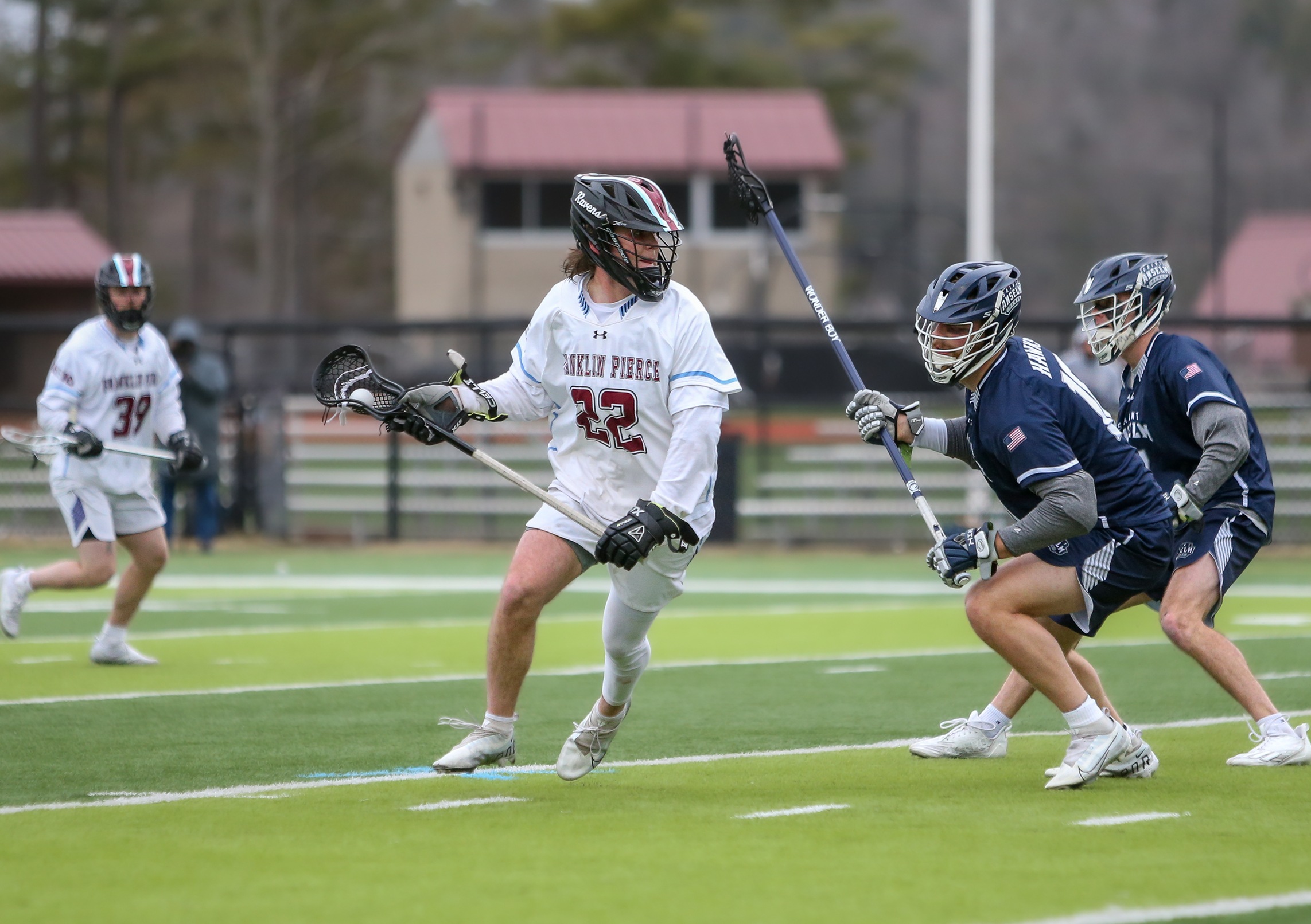 Shaky Start Dooms Men's Lacrosse In 17-7 Loss To No. 11 Saint Anselm College