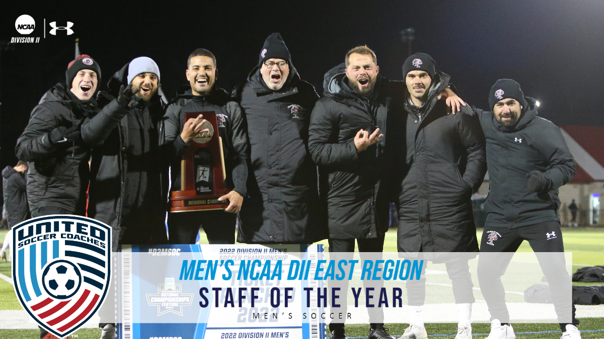 Men's Soccer Collects Third United Soccer Coaches East Region Coaching Staff of the Year Honor