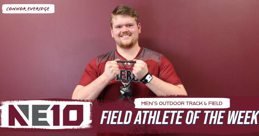 Everidge Snags Second Field Athlete of the Week Honor From NE10