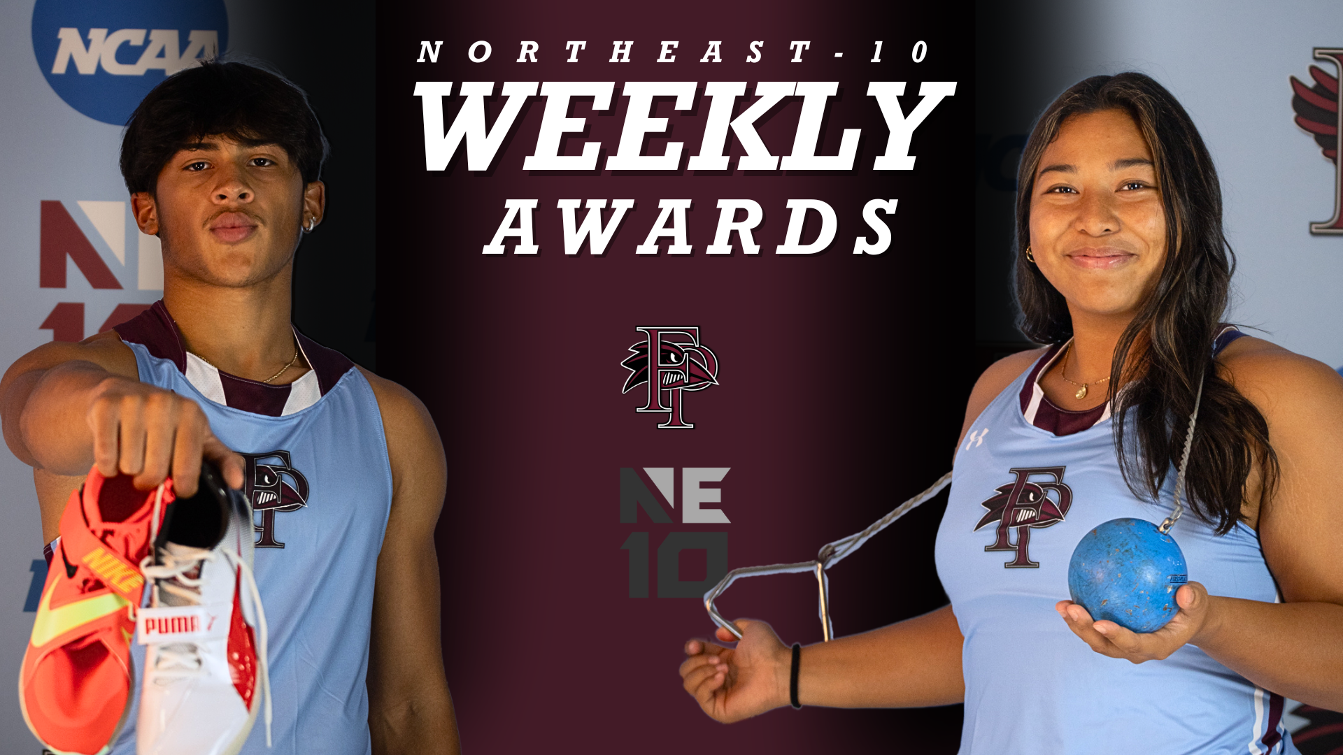 Two Ravens Earn NE10 Track and Field Weekly Honors