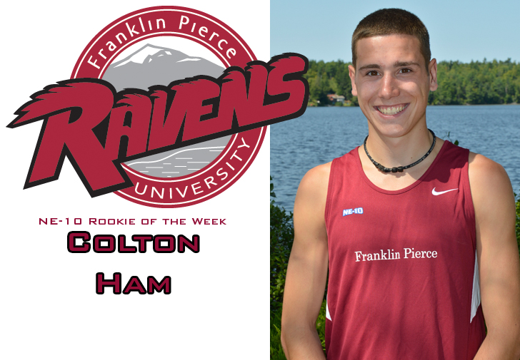 Men's Cross Country's Colton Ham Named NE-10 Rookie of the Week for Second Time this Season