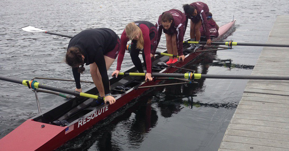 Freshmen Win for Rowing at NE-10 Challenge, Varsity Takes Second
