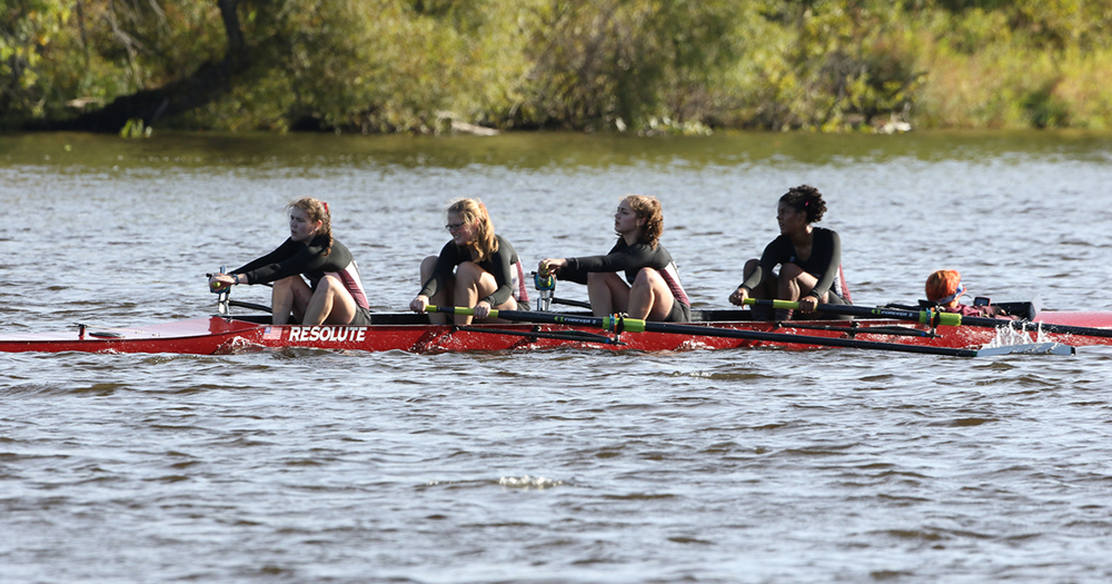 Freshmen Continue Winning Ways and Rowing's Varsity Four Takes Third at Amherst Invite