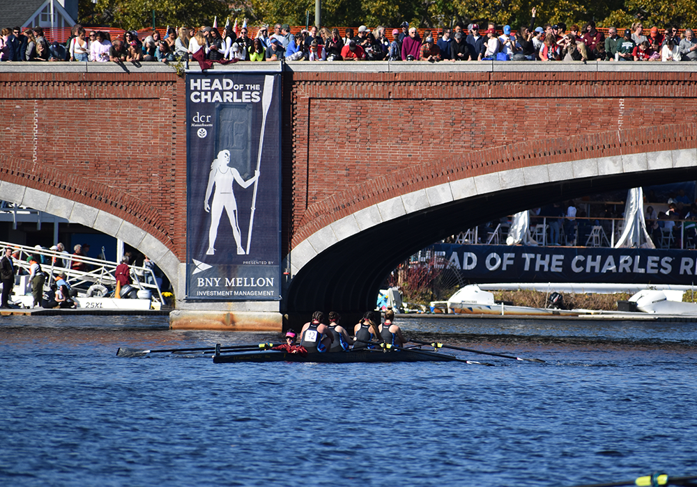 Rowing Finishes 50th, 24th In Two V4+ Races At Head Of The Charles Regatta