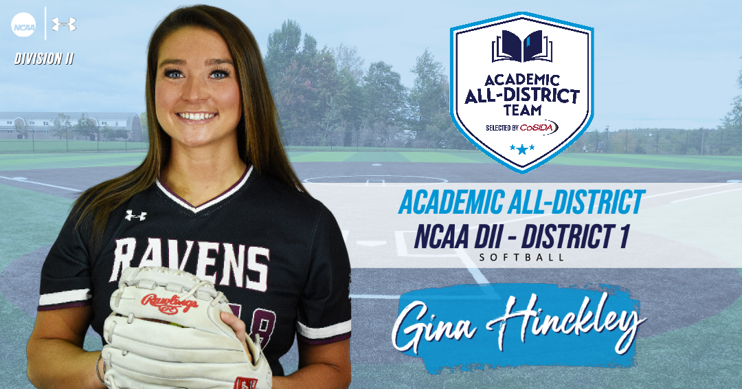 Softball's Gina Hinckley Named To The CoSIDA Division II Academic All-District Team (District 1)