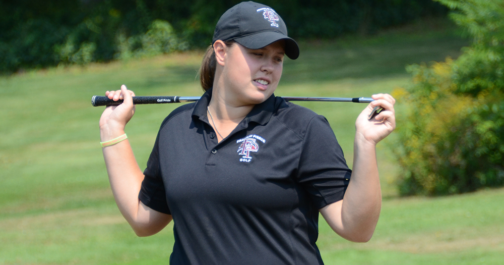 Morrison Leads, Women’s Golf Tied for Second After First Day of Barton Intercollegiate