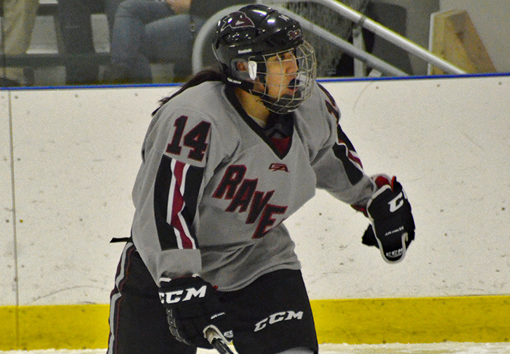 Baker, Matsumoto Score as Women’s Ice Hockey Doubles Up Saint Michael’s, 2-1