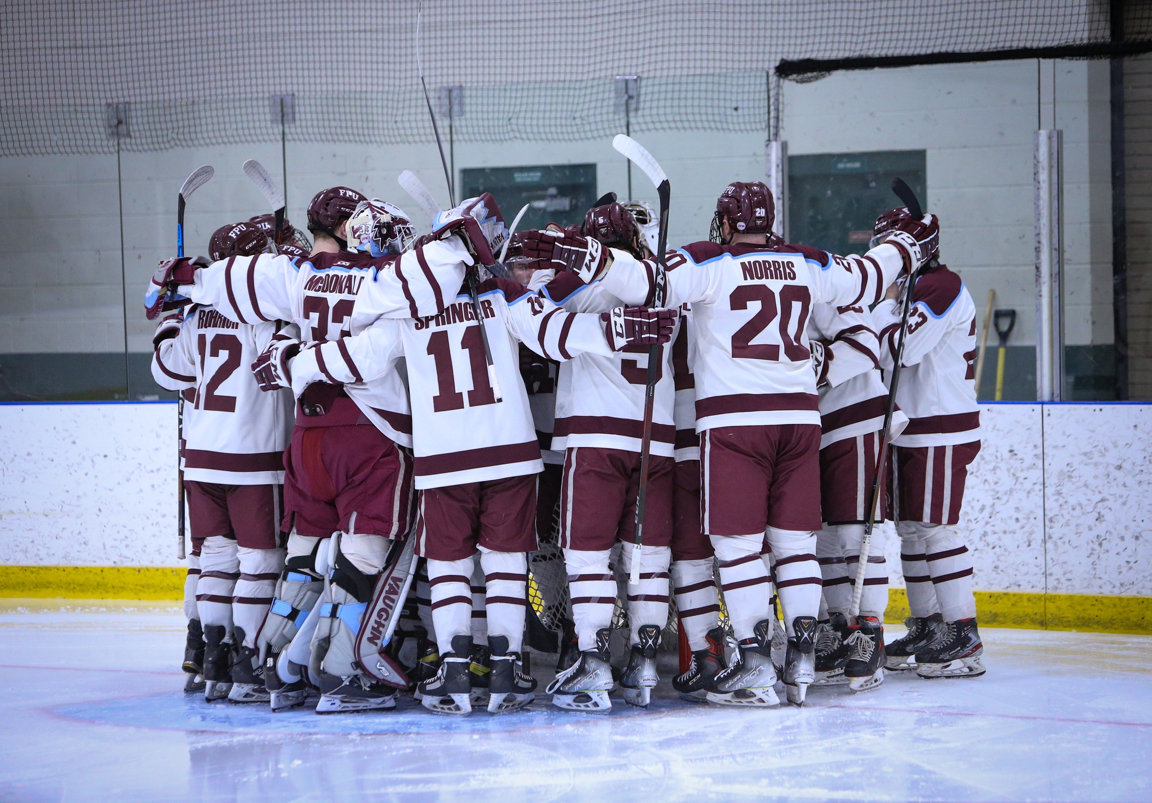 Men's Hockey Season Ends with 5-0 Loss to Saint Anselm in NE10 Semifinal