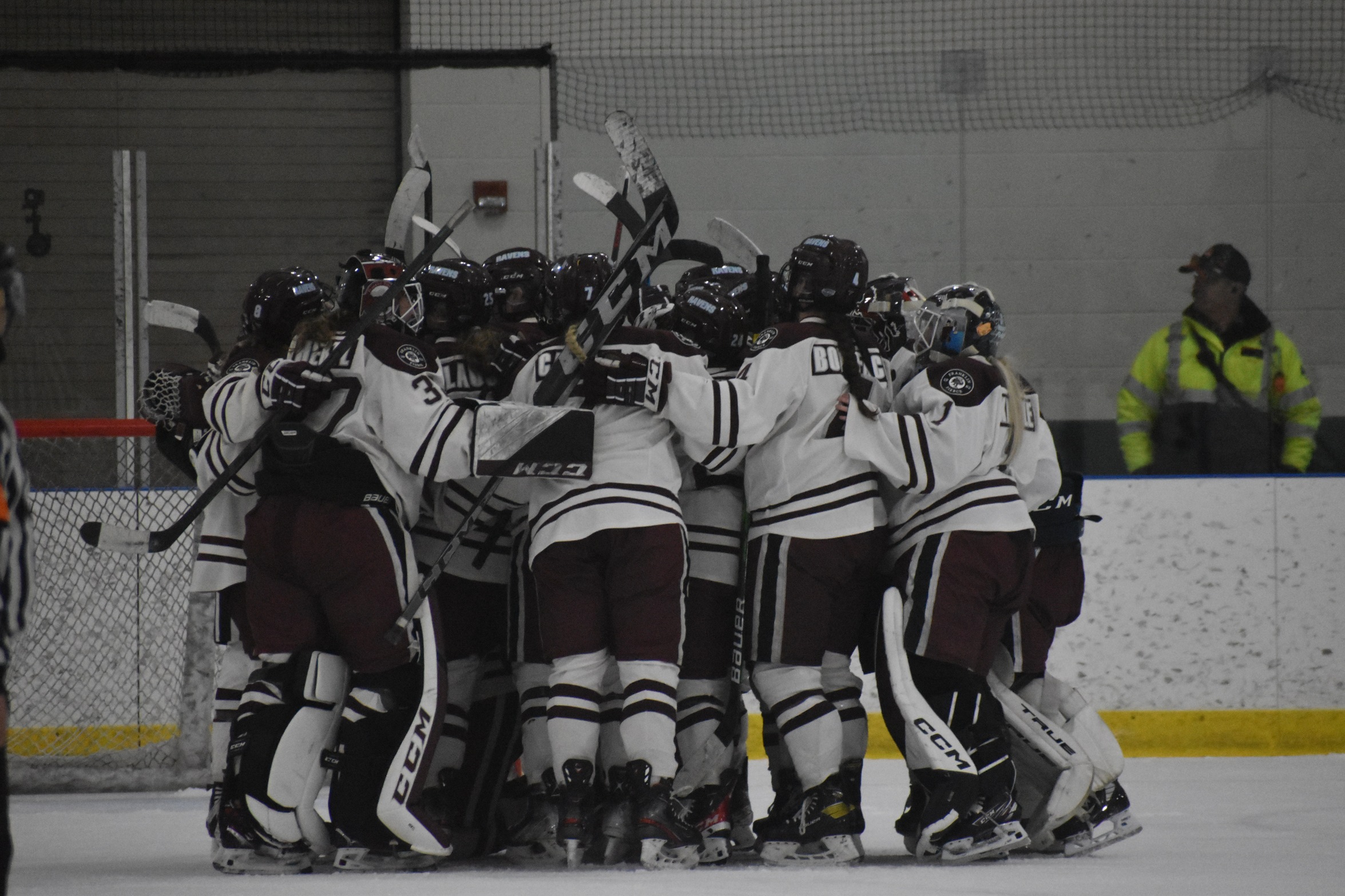 Late Equalizer Leads to Overtime Heroics for Women's Hockey in 2-1 Win over Sacred Heart in NEWHA Quarterfinal (Series Tied 1-1)