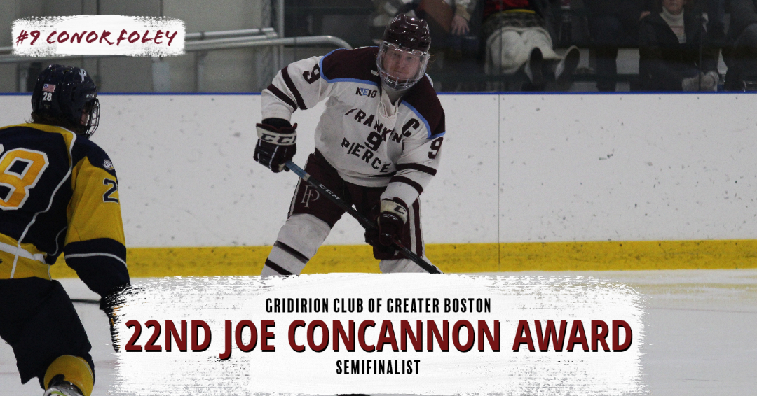 Conor Foley Named a Finalist for the 22nd Joe Concannon Award