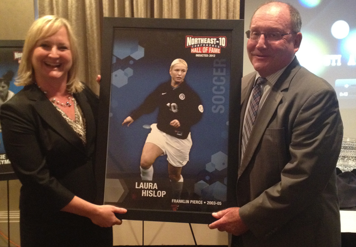 Former Women's Soccer Standout Laura Hislop Inducted into Northeast-10 Hall of Fame